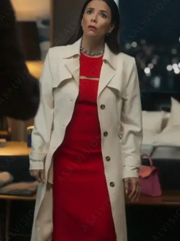 Asal Vision Women Coats | Land Of Women Season 1 Gala Trench Coat White