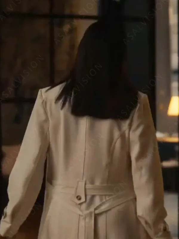 Asal Vision Women Coats | Land Of Women Season 1 Gala Trench Coat White