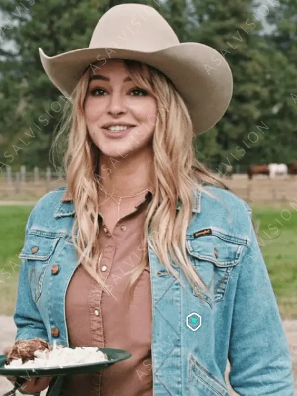 Asal Vision Denim Jackets | Laramie Yellowstone Season 4 Denim Jacket Blue