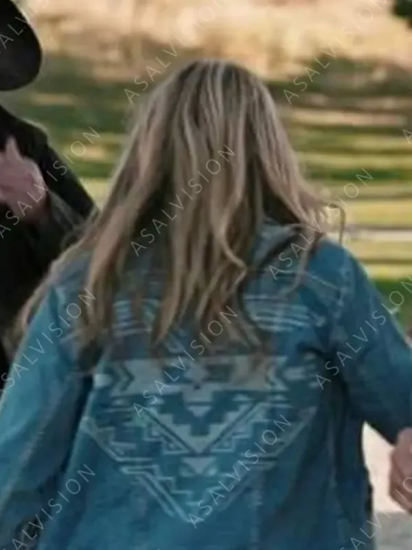 Asal Vision Denim Jackets | Laramie Yellowstone Season 4 Denim Jacket Blue