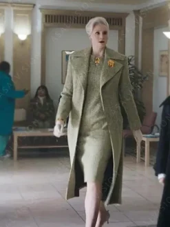 Asal Vision Women Coats | Larissa Weems Wednesday Wool Coat Green