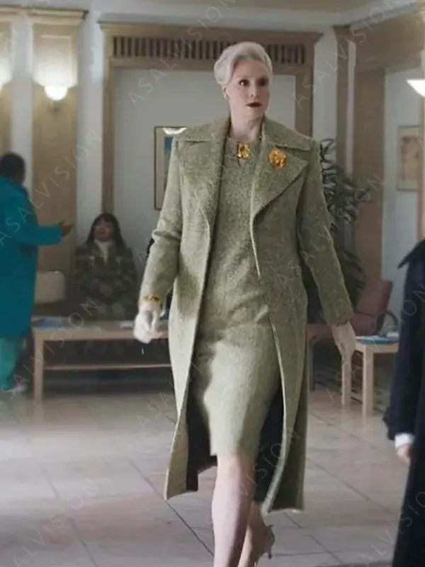 Asal Vision Women Coats | Larissa Weems Wednesday Wool Coat Green