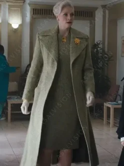 Asal Vision Women Coats | Larissa Weems Wednesday Wool Coat Green