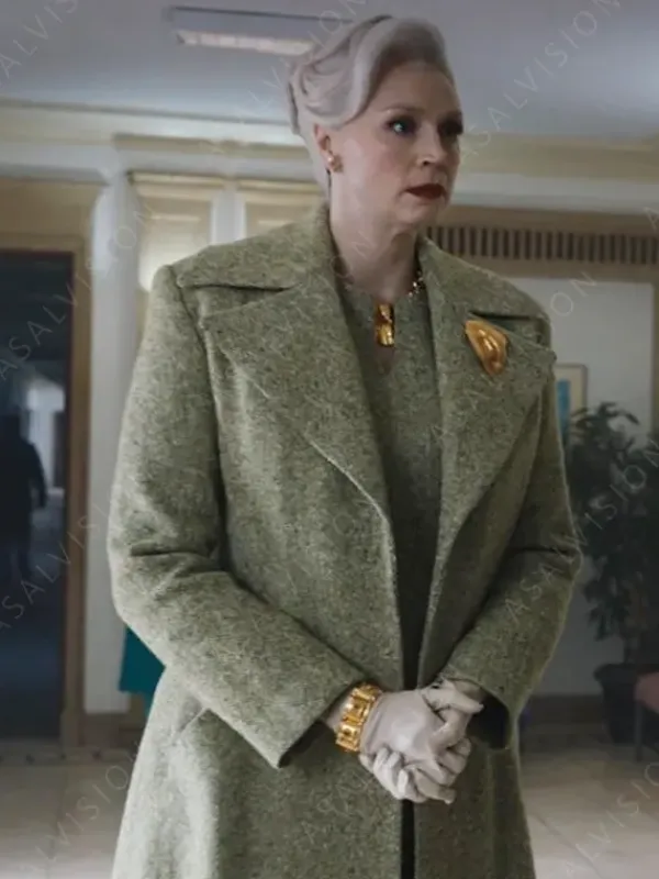 Asal Vision Women Coats | Larissa Weems Wednesday Wool Coat Green