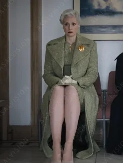 Asal Vision Women Coats | Larissa Weems Wednesday Wool Coat Green