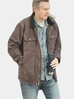 Asal Vision Cotton Jackets | Liam Neeson Honest Thief Cotton Brown Jacket Dark Brown