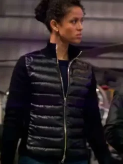 Asal Vision Cotton Jackets | Lift 2024 Gugu Mbatha-Raw Puffer Jacket Black