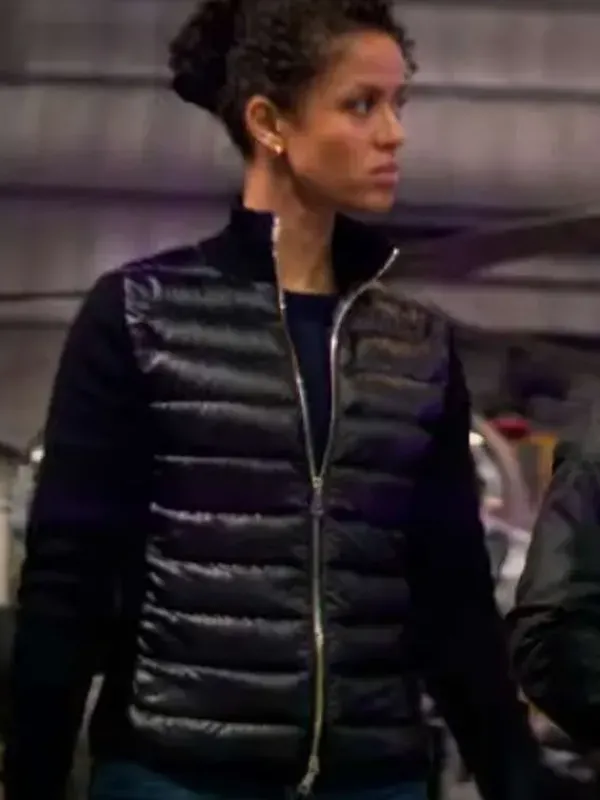 Asal Vision Cotton Jackets | Lift 2024 Gugu Mbatha-Raw Puffer Jacket Black