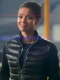 Asal Vision Cotton Jackets | Lift 2024 Gugu Mbatha-Raw Puffer Jacket Black