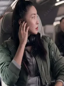 Asal Vision Cotton Jackets | Lift 2024 Kim Yoon-ji Cropped Jacket Green