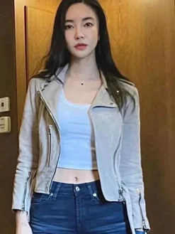 Asal Vision Leather Jackets | Lift 2024 Kim Yoon-ji Jacket Beige