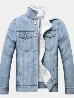 Asal Vision Denim Jackets | Light Blue Denim Jacket Sky Blue