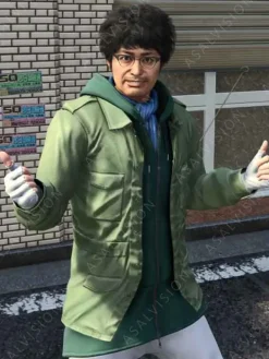 Asal Vision Cotton Jackets | Like A Dragon Infinite Wealth Yu Nanba Jacket Green