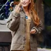 Asal Vision Cotton Jackets | Lily Bloom It Ends with Us 2024 Jacket Grey