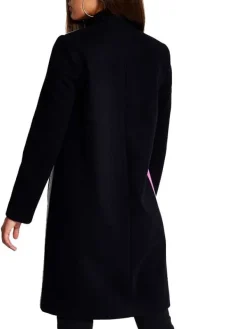 Asal Vision Women Coats | Lily Collins Emily in Paris Color Block Trench Coat Color: Pink, Grey And Black