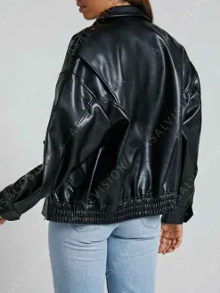 Asal Vision Black Jackets | Leather Jackets | Lioness Kenny Bomber Jacket Black