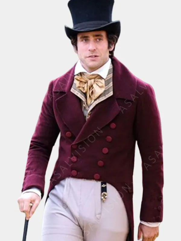Asal Vision Men Coats | Lord Cassidy Mr. Malcolm’s List Tailcoat Burgundy