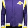 Asal Vision Cotton Jackets | Los Angeles Lakers Warm-Up Cotton Jacket Purple