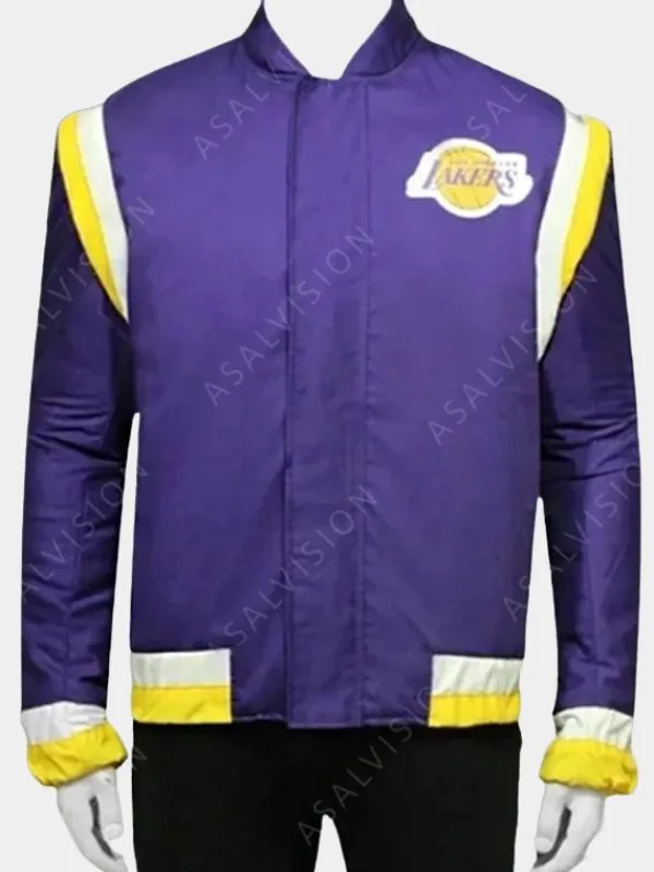 Asal Vision Cotton Jackets | Los Angeles Lakers Warm-Up Cotton Jacket Purple