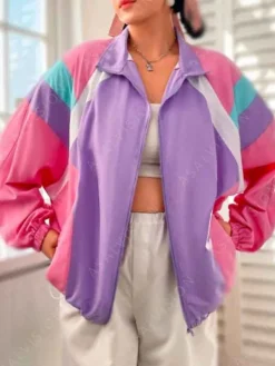 Asal Vision Cotton Jackets | Love Lies Bleeding 2024 Jackie Jacket Multicolor