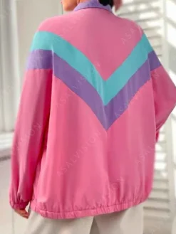 Asal Vision Cotton Jackets | Love Lies Bleeding 2024 Jackie Jacket Multicolor