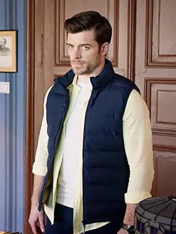 Asal Vision Vests | Love On The Danube Royal Getaway Joe Fisher Puffer Vest Blue
