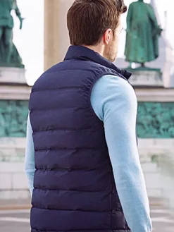 Asal Vision Vests | Love On The Danube Royal Getaway Joe Fisher Puffer Vest Blue