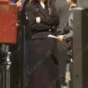 Asal Vision Women Coats | Madame Web 2024 Dakota Johnson Wool Coat Black