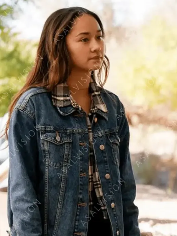 Asal Vision Denim Jackets | Madelyn Kientz Big Sky Season 2 Denim Jacket Blue