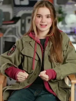 Asal Vision Cotton Jackets | Maisie Lockwood Jurassic World Dominion Cotton Jacket Olive Green