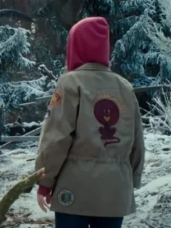Asal Vision Cotton Jackets | Maisie Lockwood Jurassic World Dominion Cotton Jacket Olive Green