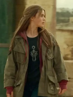 Asal Vision Cotton Jackets | Maisie Lockwood Jurassic World Dominion Cotton Jacket Olive Green