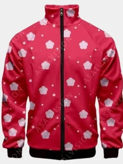 Asal Vision Cotton Jackets | Cotton Jackets | Makomo Demon Slayer Jacket Pink