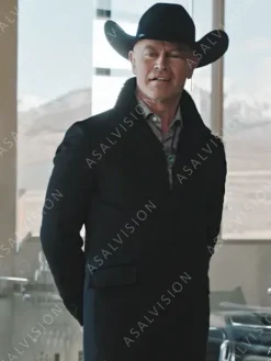 Asal Vision Men Coats | Malcolm Beck Yellowstone Season 2 Coat Black