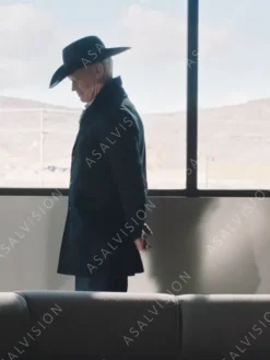Asal Vision Men Coats | Malcolm Beck Yellowstone Season 2 Coat Black