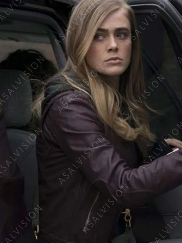 Asal Vision Leather Jackets | Manifest Melissa Roxburgh Leather Jacket Maroon