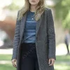 Asal Vision Women Coats | Manifest Season 4 Michaela Stone Grey Coat Gray