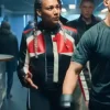 Asal Vision Leather Jackets | Marie Mouroum Sixty Minutes Cosima Leather Jacket Black, Red And White