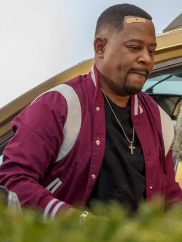 Asal Vision Cotton Jackets | Martin Lawrence Bad Boys for Life Jacket Maroon And White