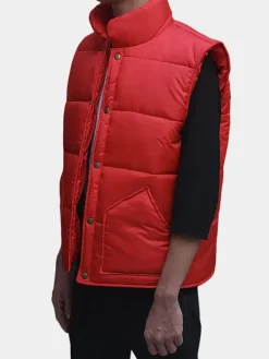 Asal Vision Vests | Marty McFly Back To The Future Puffer Vest Red