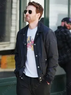Asal Vision Cotton Jackets | Materialists 2024 Chris Evans Jacket Dark Navy Blue