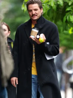 Asal Vision Men Coats | Materialists 2024 Pedro Pascal Trench Coat Black