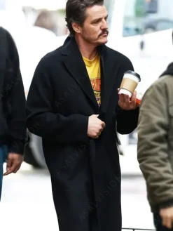 Asal Vision Men Coats | Materialists 2024 Pedro Pascal Trench Coat Black