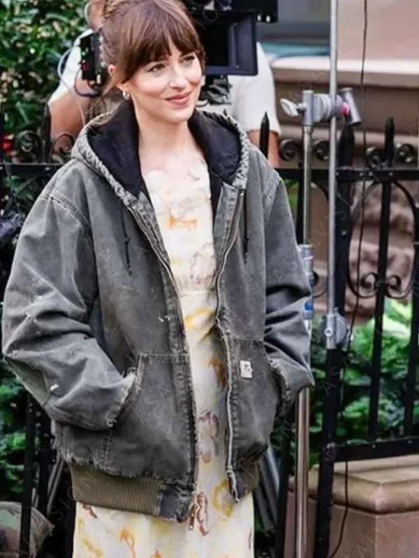 Asal Vision Cotton Jackets | Materialists Dakota Johnson Hooded Jacket Grey