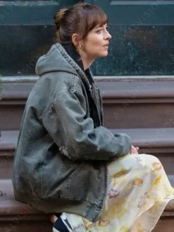 Asal Vision Cotton Jackets | Materialists Dakota Johnson Hooded Jacket Grey