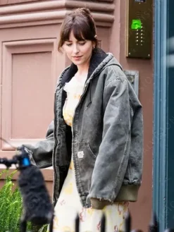 Asal Vision Cotton Jackets | Materialists Dakota Johnson Hooded Jacket Grey