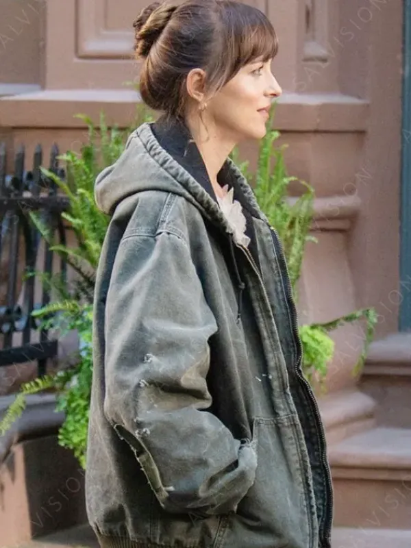Asal Vision Cotton Jackets | Materialists Dakota Johnson Hooded Jacket Grey