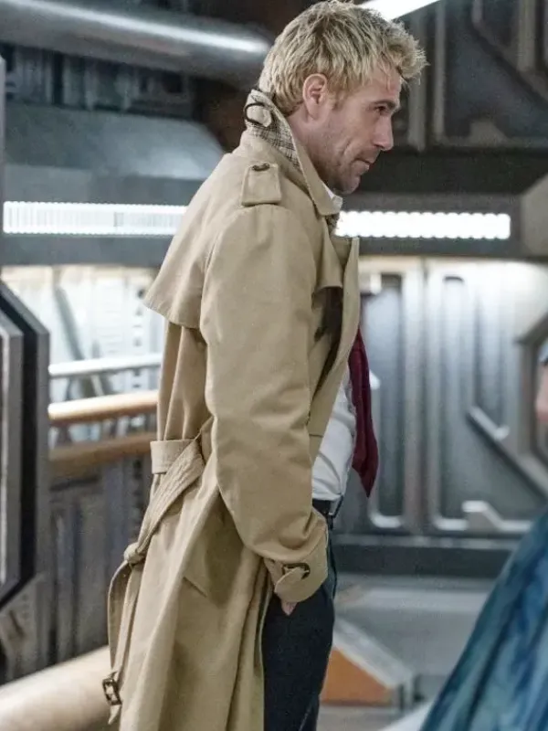 Asal Vision Men Coats | Matt Ryan Constantine Cotton Trench Coat Beige