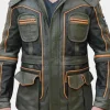 Asal Vision Leather Jackets | Maureen Robinson Lost In Space Jacket Olive Green