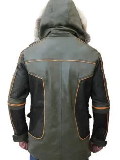 Asal Vision Leather Jackets | Maureen Robinson Lost In Space Jacket Olive Green